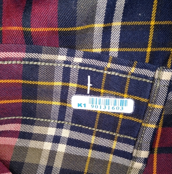 🆕Turnbury | Tartan Plaid Button Down Shirt Mens Size Small - Picture 10 of 14
